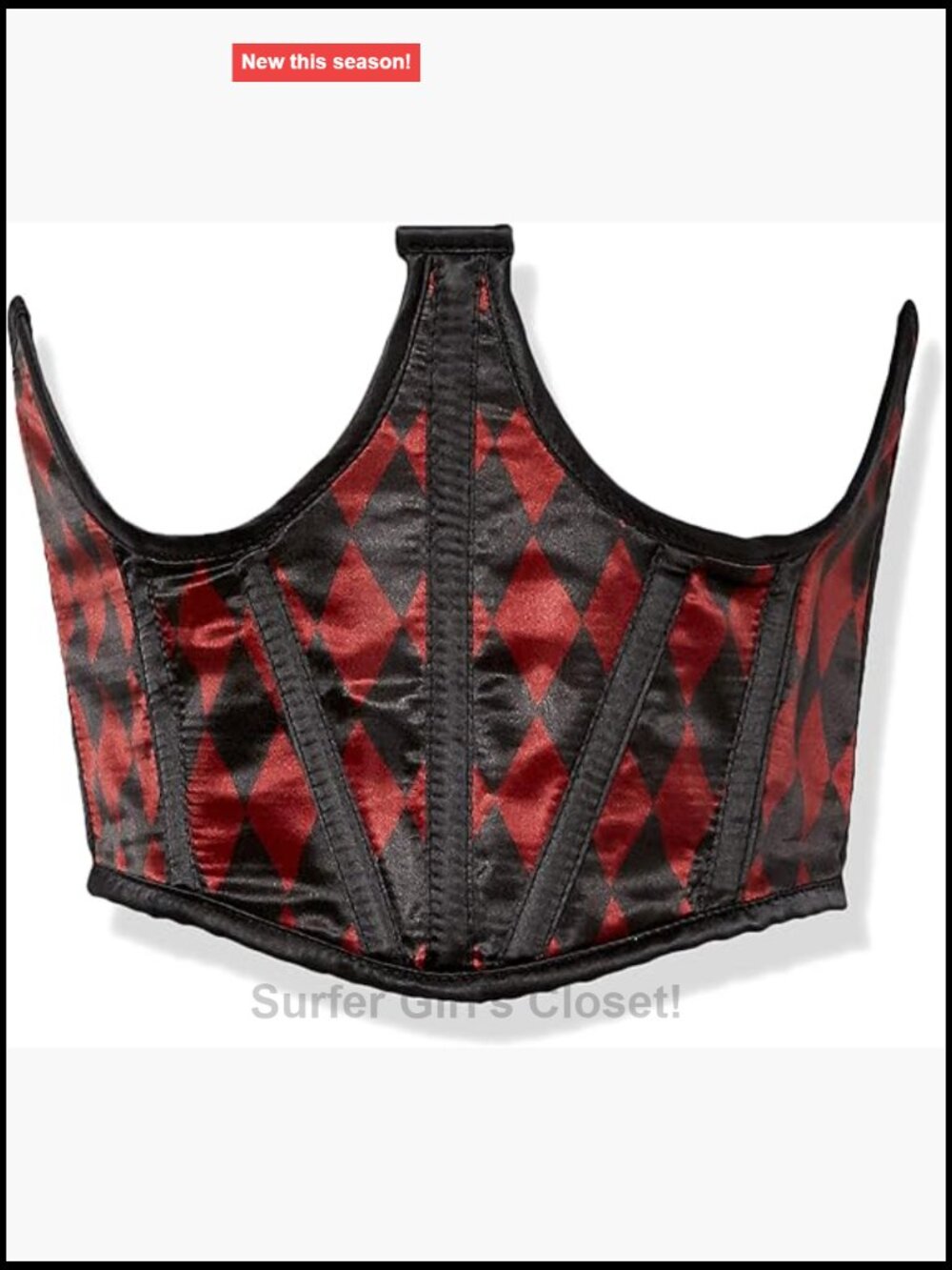 Daisy Corsets Satin Open Cup Waist Cincher Lace-Up Back Boned